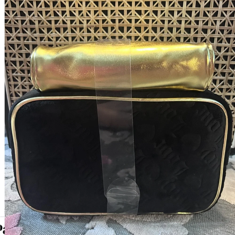 Juicy Couture Black and Gold Cosmetic Bag Set - Picture 2 of 2